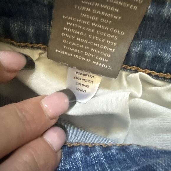 NWT TORRID Women’s Denim Plus Size MIDI SKIRT Front SLIT Stretch Raw Hem Jean 22 - Picture 13 of 14